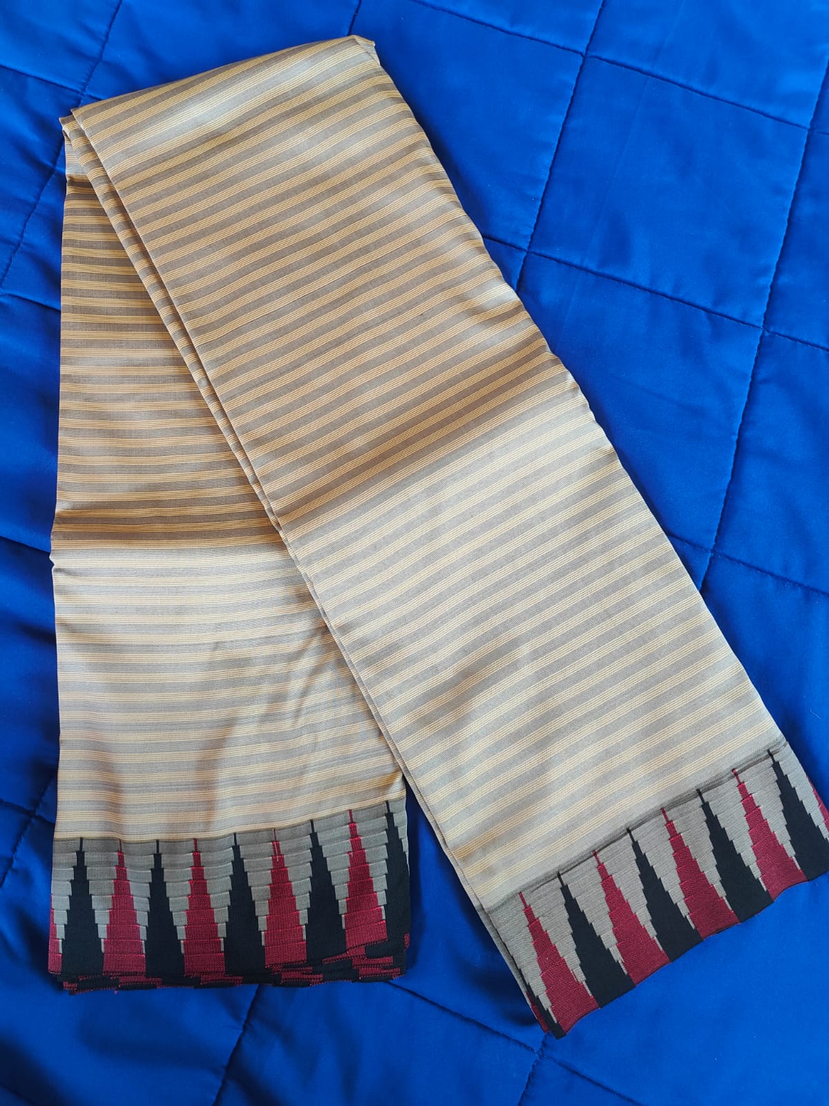 Cone border Silk saree