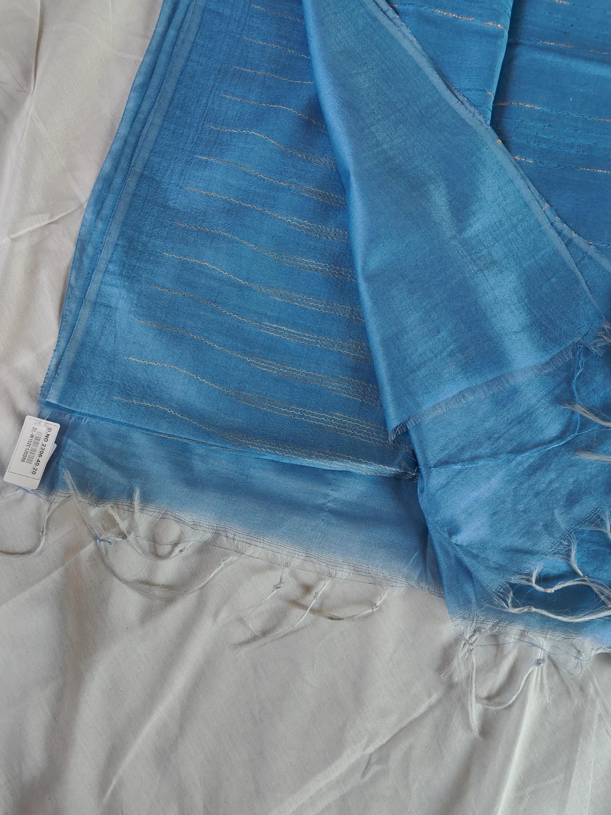 Blue Office saree