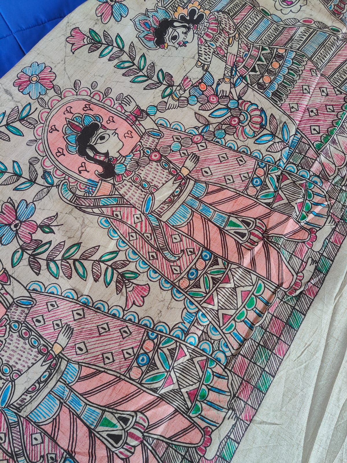 Ghoomer silk-linen