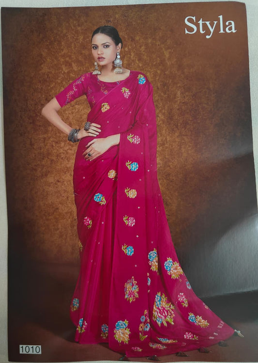 STYLA Georgette saree