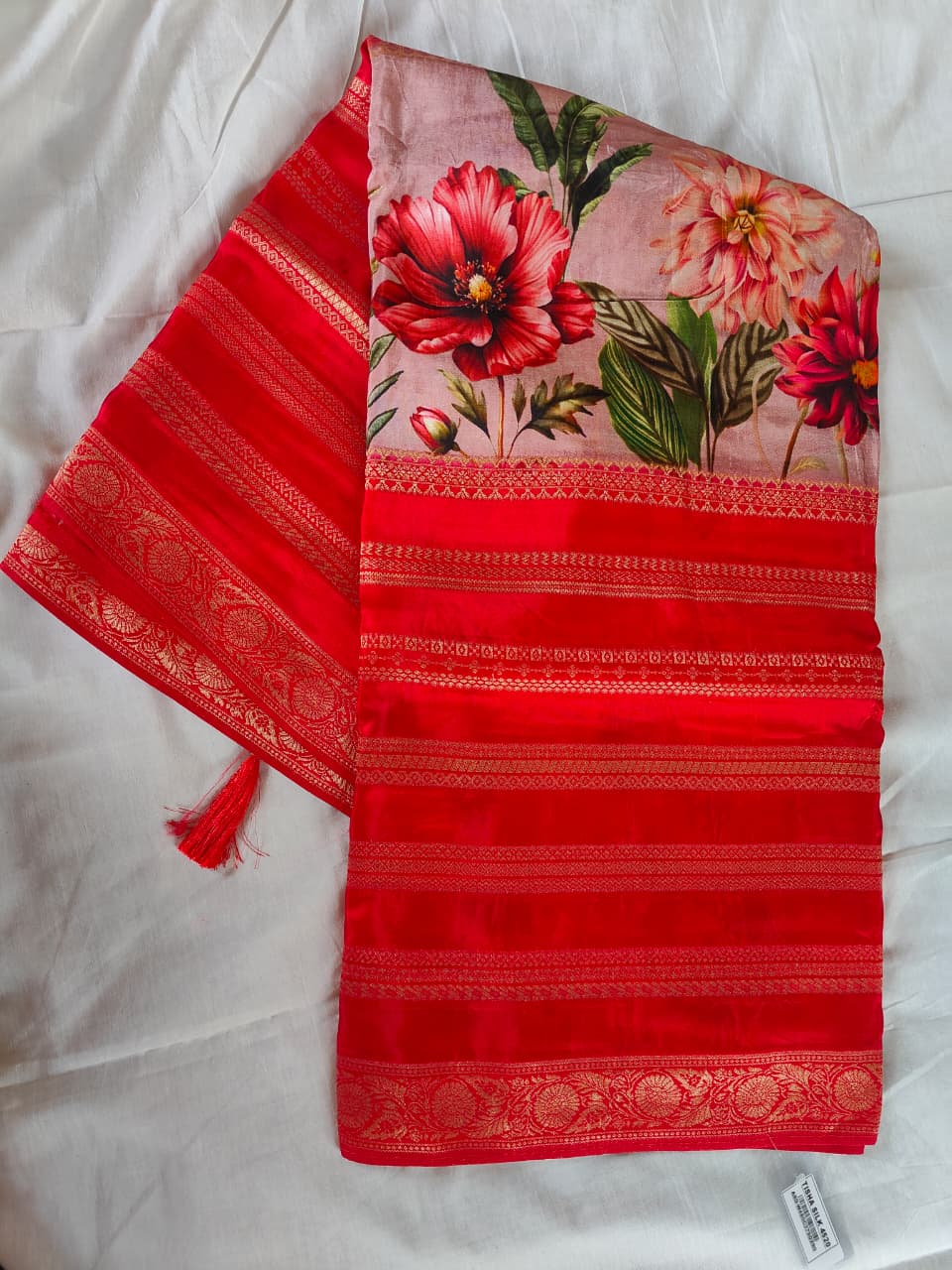 Tisha silk printed silk saree