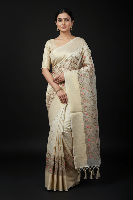 Tissue silk saree