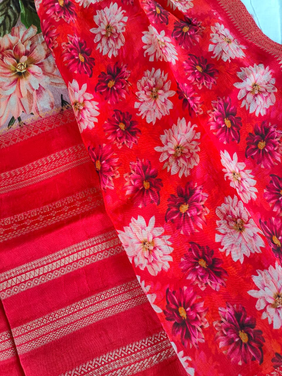 Tisha silk printed silk saree