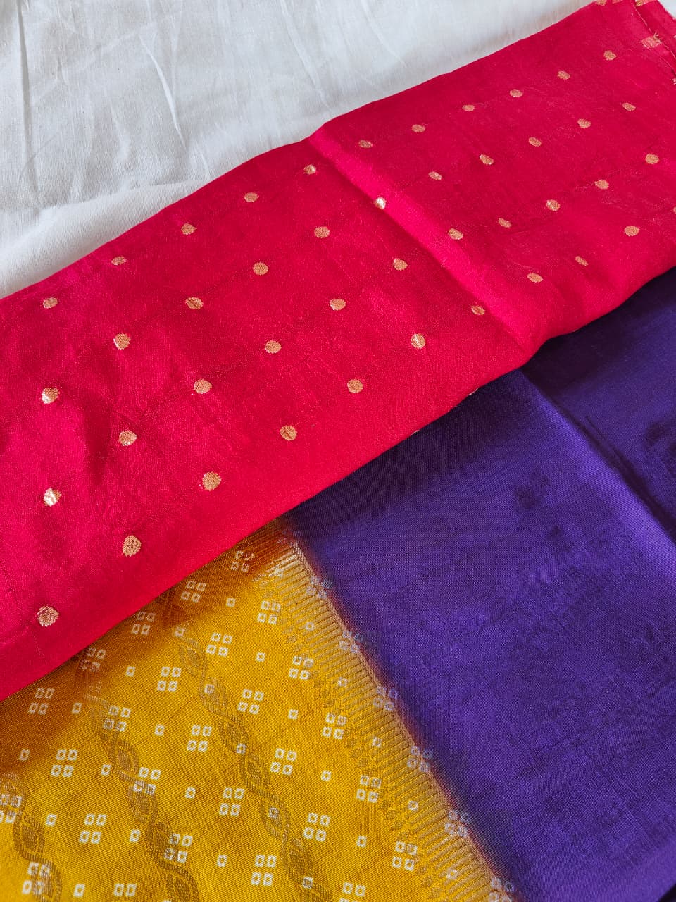 Peacock design silk cotton saree