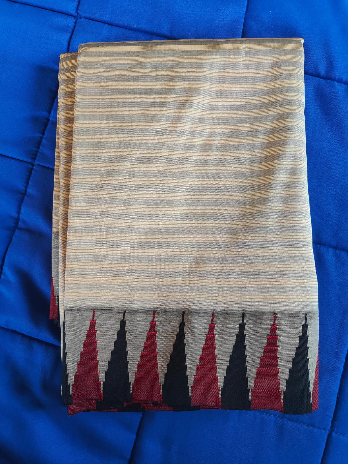 Cone border Silk saree
