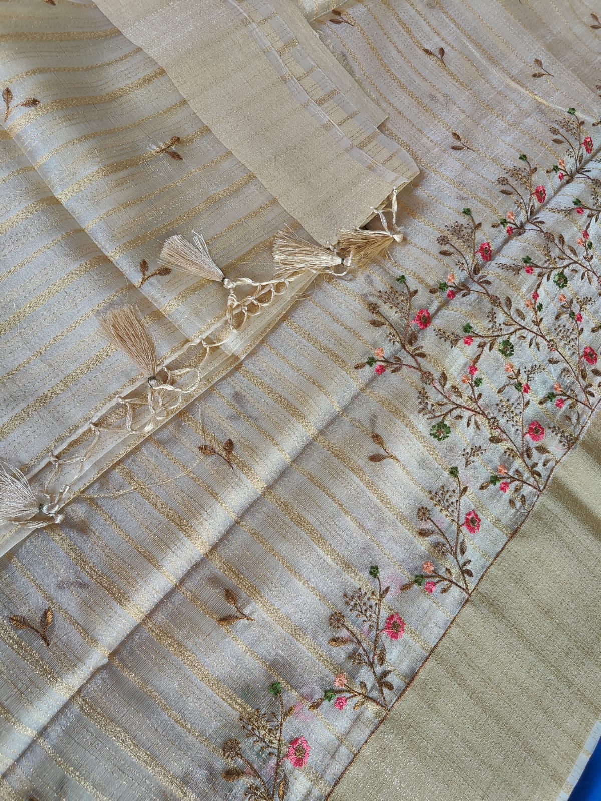 Tissue silk saree